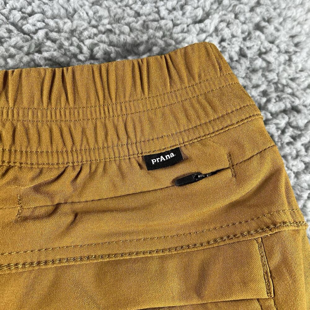 prAna Halle E-Waist Jogger II Womens 4 Mustard Bronze Hiking Travel Pants NWT - Picture 7 of 11